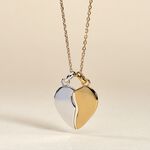 Pendentif Marie-stephanie Plaqu&eacute; Or Bicolore - Pendentifs Naissance Femme | Histoire d&rsquo;Or