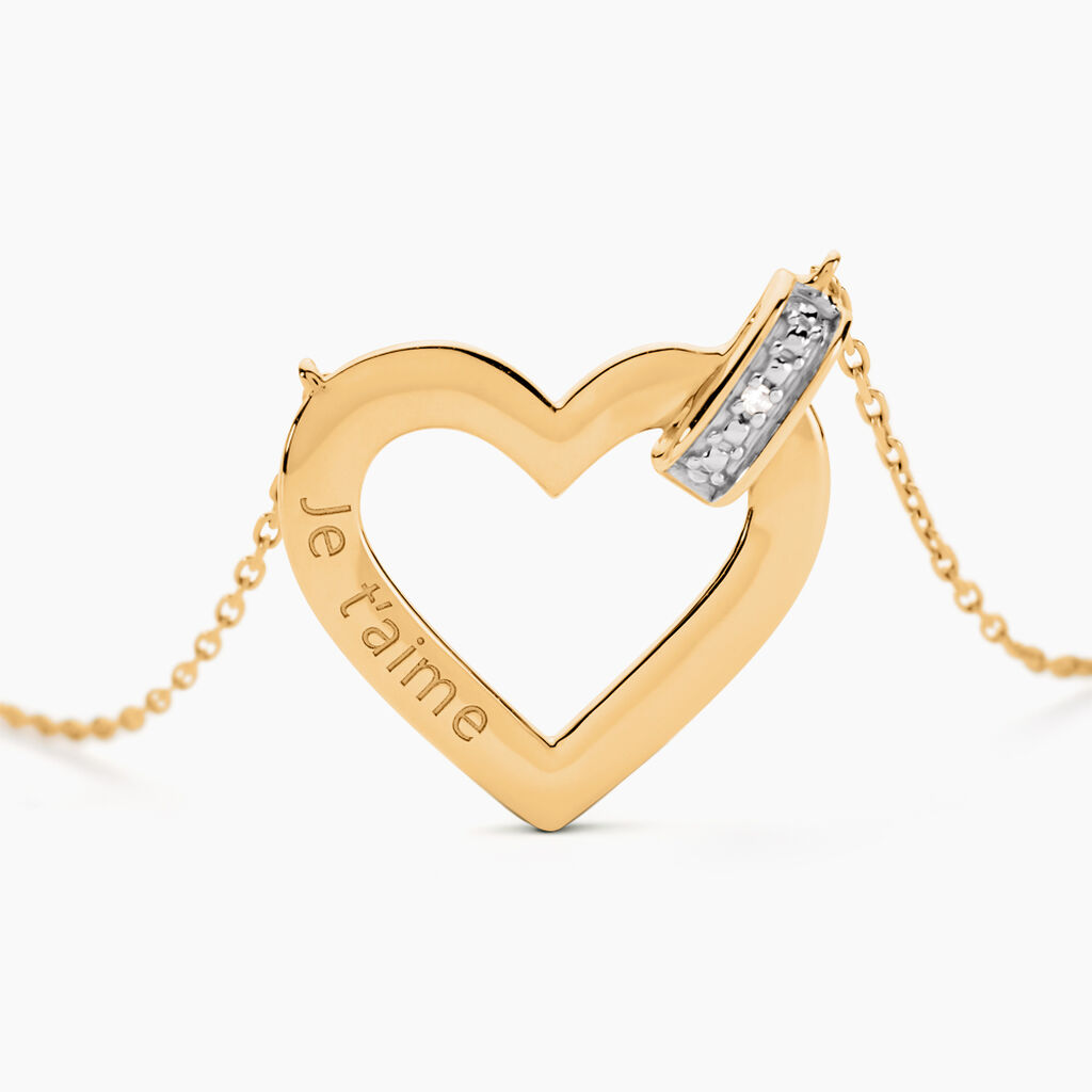 Collier Ruxandra Or Jaune Diamant - Colliers Femme | Histoire d’Or