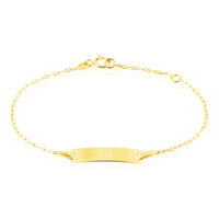 Bracelet Identité Gaspardine Maille Forçat Or Jaune