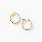 Cr&eacute;oles Cody Argent Dor&eacute; A L'Or 750/1000 - Boucles d'oreilles cr&eacute;oles Femme | Histoire d&rsquo;Or