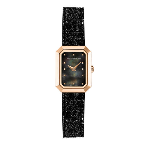 Montre Herbelin Octogône Nacre Noire - Montres Femme | Histoire d’Or