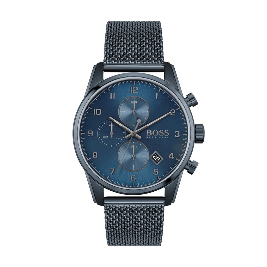 Montre Boss Skymaster Bleu - Montres Homme | Histoire d&rsquo;Or