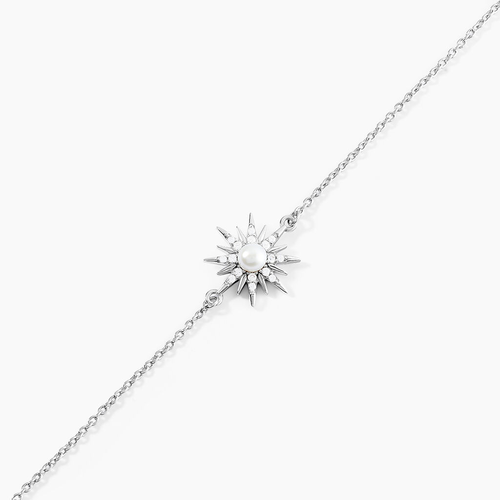 Bracelet Blanca Argent Blanc Perle De Culture - Bracelets Femme | Histoire d’Or