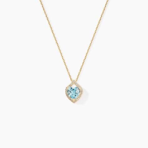 Collier Rosaline Or Jaune Topaze Et Oxyde De Zirconium - Colliers Femme | Histoire d’Or