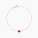 Bracelet Norm Or Jaune Rhodolite Oxyde De Zirconium - Bracelets Femme | Histoire d&rsquo;Or