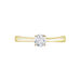 Bague Solitaire Fiona Or Jaune Diamant Synthetique - Bagues solitaires Femme | Histoire d’Or
