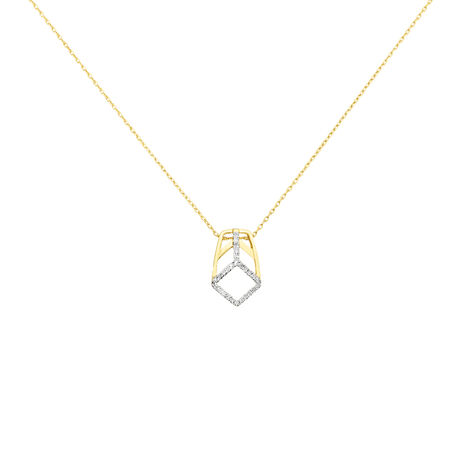 Collier Or Jaune Diamant - Colliers Femme | Histoire d’Or