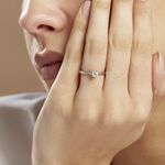 Bague Solitaire Victoria Platine Blanc Diamant - Bagues solitaires Femme | Histoire d&rsquo;Or
