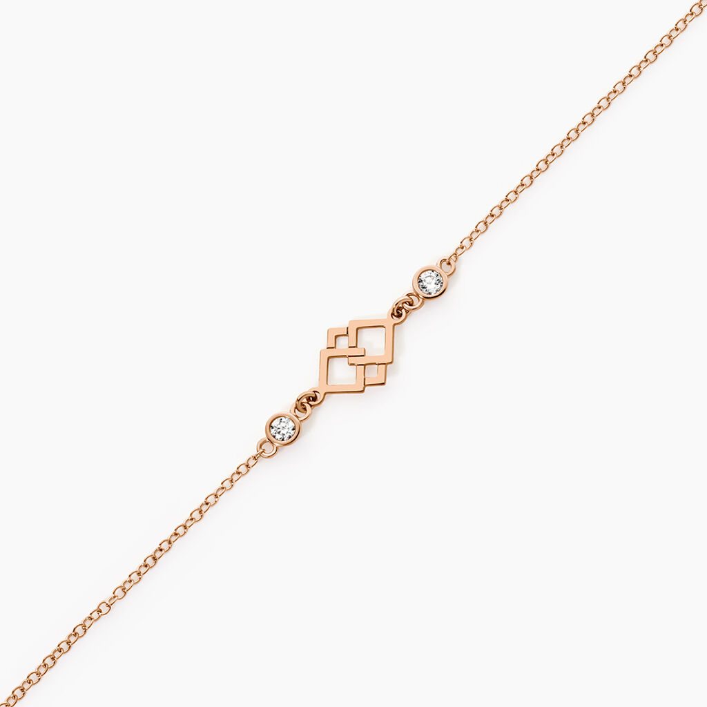 Bracelet Oumeima Argent Rose - Bracelets Femme | Histoire d&rsquo;Or