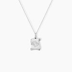 Pendentif Zodiaque Parchemin Argent Blanc - Pendentifs Zodiaque Famille | Histoire d&rsquo;Or