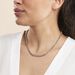 Collier Amadeo Maille Popcorn Acier Blanc - Colliers fantaisie Femme | Histoire d’Or