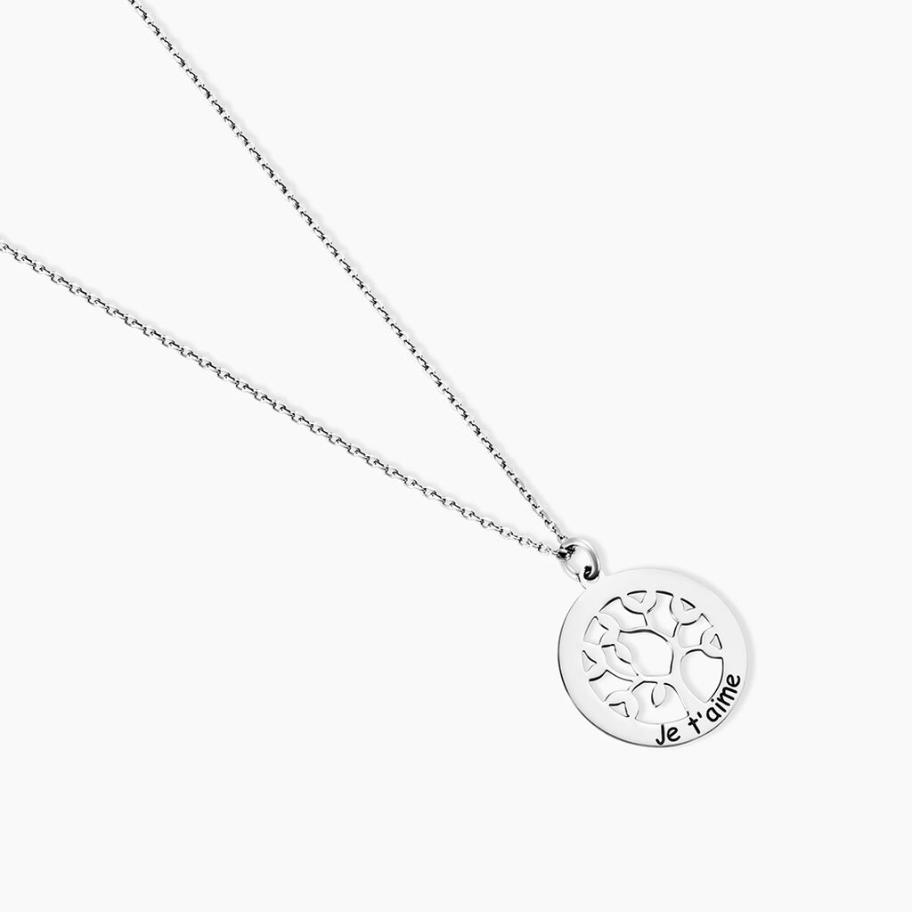 Collier Argent Blanc Vroon - Colliers fantaisie Femme | Histoire d&rsquo;Or