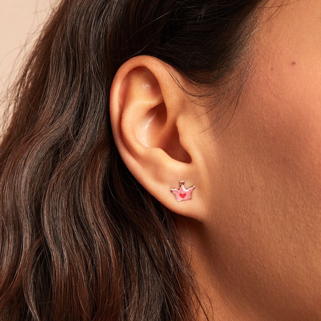Boucles D'oreilles Puces Quinn Or Jaune - Clous d'oreilles Enfant | Histoire d’Or