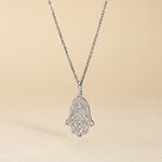 Pendentif Luce-marie Argent Blanc - Pendentifs Femme | Histoire d&rsquo;Or