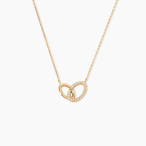 Collier Plaqu&eacute; Or Kimberlie Oxydes De Zirconium - Colliers fantaisie Femme | Histoire d&rsquo;Or