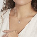 Pendentif Herbertine Flocon Or Blanc - Pendentifs Femme | Histoire d&rsquo;Or