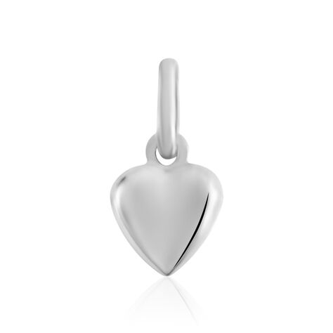 Pendentif Eudocie Coeur Lisse Or Blanc - Pendentifs Famille | Histoire d&rsquo;Or