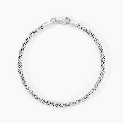 Bracelet Nahila Argent Blanc - Bracelets chaîne Femme | Histoire d’Or