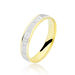 Alliance Romaine Demi Jonc Classique Or Bicolore - Alliances Unisex | Histoire d’Or