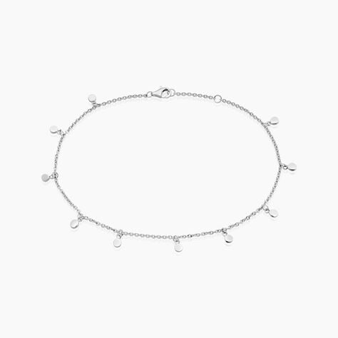 Cha&icirc;ne De Cheville Fillira Argent Blanc - Cha&icirc;nes de cheville Femme | Histoire d&rsquo;Or