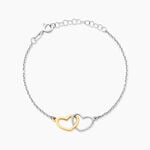 Bracelet Argent Bicolore Fethi - Bracelets Femme | Histoire d&rsquo;Or