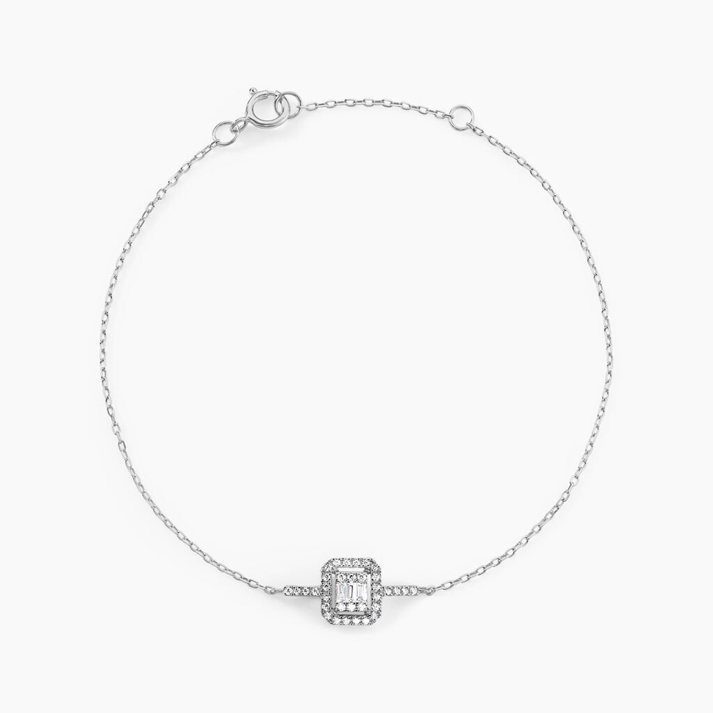 Bracelet Twila Or Blanc Oxyde De Zirconium - Bracelets Femme | Histoire d’Or