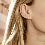 Boucles D'oreilles Puces Elea Or Jaune Oxyde - Clous d'oreilles Femme | Histoire d&rsquo;Or