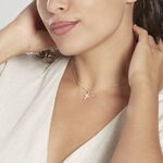 Pendentif Canice Croix Or Jaune Oxyde De Zirconium - Pendentifs Communion Famille | Histoire d&rsquo;Or