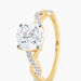 Bague Solitaire Caralyn Or Jaune Oxyde De Zirconium - Bagues solitaires Femme | Histoire d&rsquo;Or