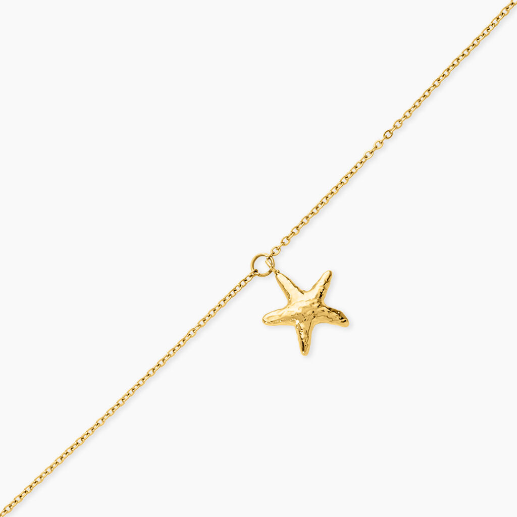 Bracelet Gwenn Acier Jaune - Bracelets fantaisie Femme | Histoire d&rsquo;Or