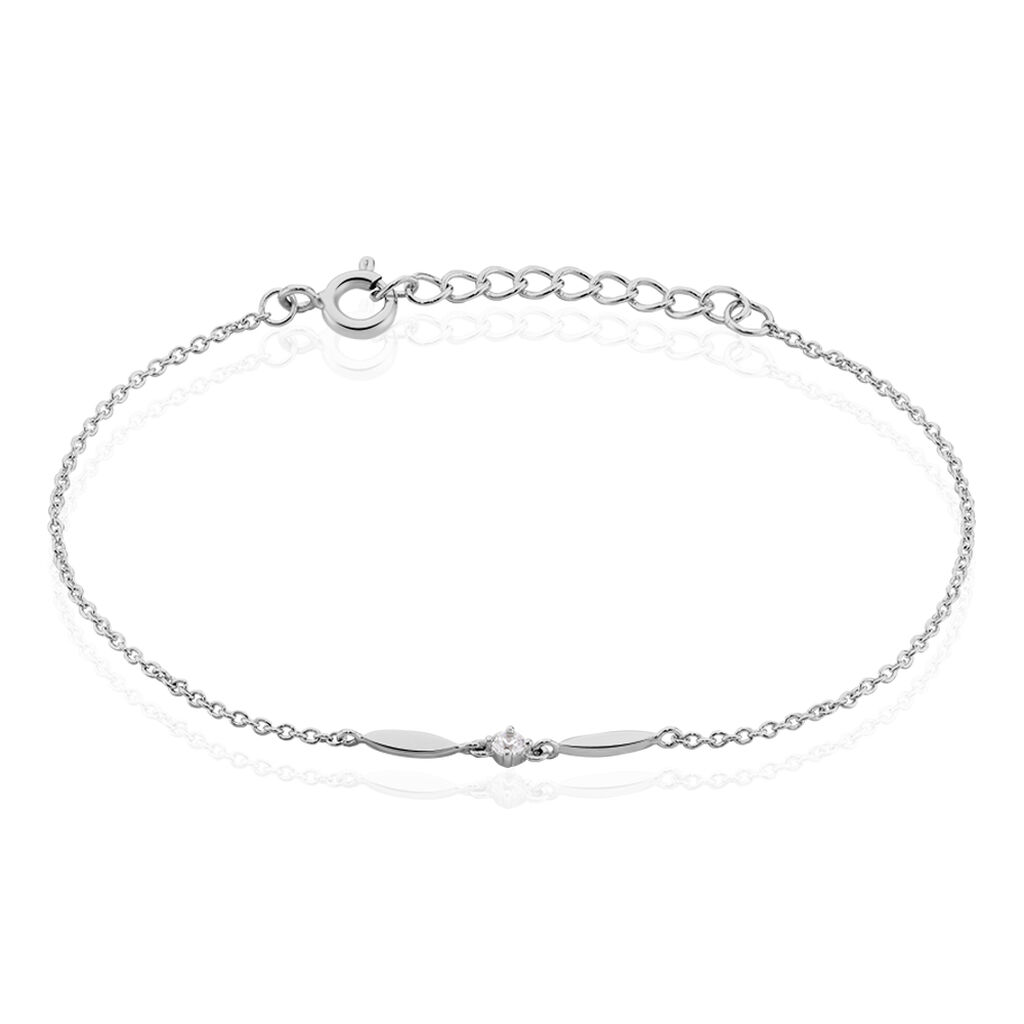 Bracelet Bormana Argent Blanc Oxyde De Zirconium