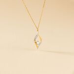 Collier Eye Or Jaune Oxyde De Zirconium - Colliers Femme | Histoire d&rsquo;Or