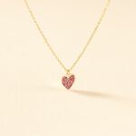 Collier Cerine Coeur Or Jaune - Colliers Enfant | Histoire d&rsquo;Or