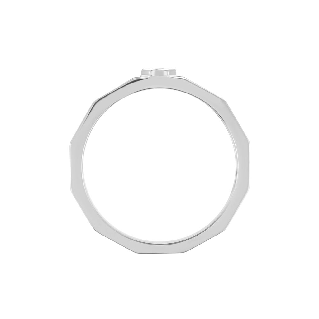 Bague Ishtar Argent Blanc Oxyde De Zirconium - Bagues solitaires Femme | Histoire d’Or