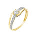 Bague Solitaire Armelle Or Jaune Oxyde De Zirconium - Bagues solitaires Femme | Histoire d’Or