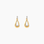 Boucles D'oreilles Puces Nirmala Or Jaune Diamant - Boucles d'oreilles pendantes Femme | Histoire d&rsquo;Or