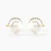 Boucles D'oreilles Puces Lucinda Or Jaune Perle De Culture - Clous d'oreilles Femme | Histoire d’Or