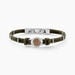 Bracelet Paulette Acier Blanc - Bracelets cordon Homme | Histoire d’Or