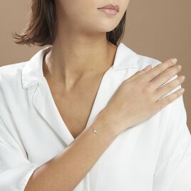 Bracelet Aveline Or Blanc Diamant - Bijoux Etoile Femme | Histoire d’Or