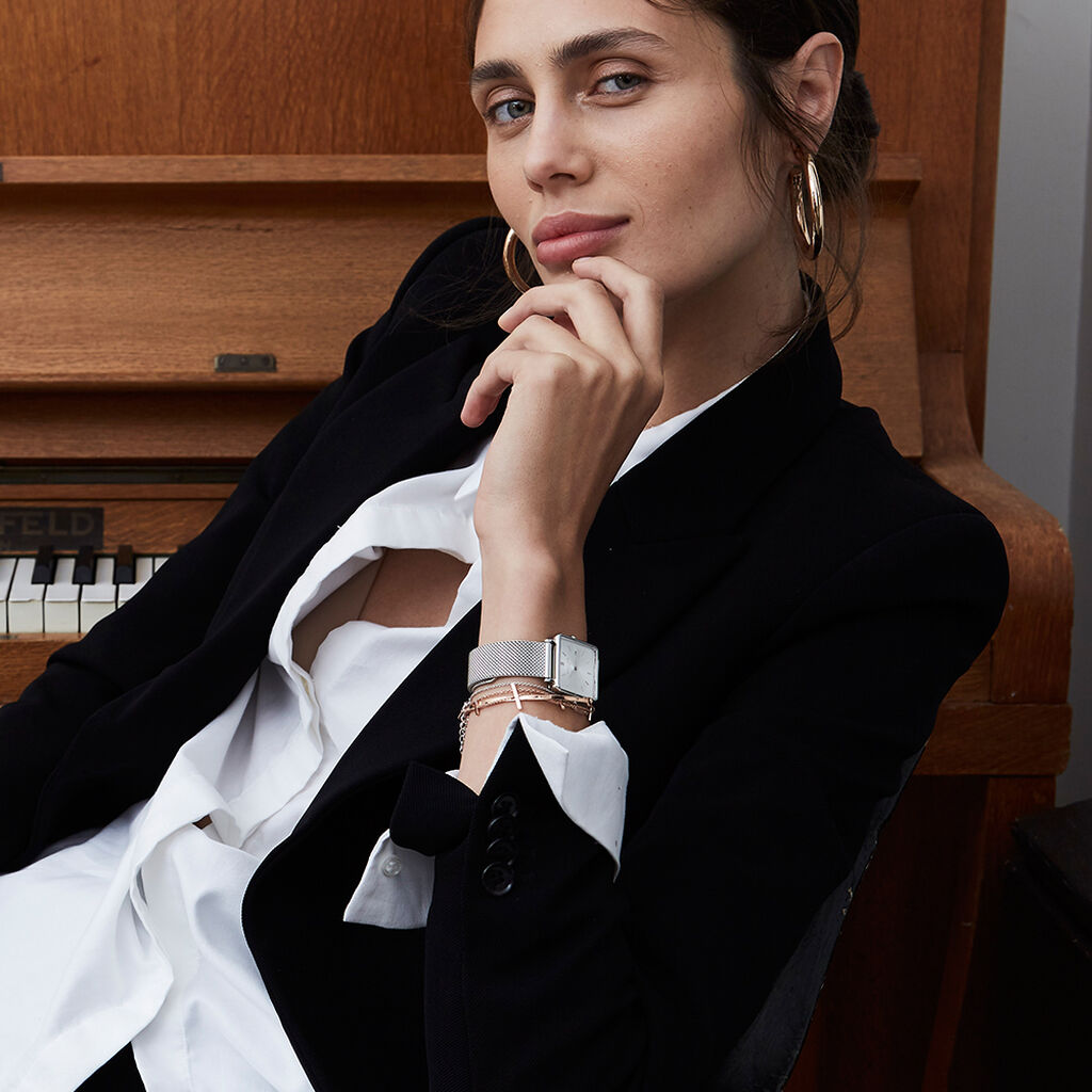 Montre Rosefield The Boxy Blanc - Montres Femme | Histoire d’Or