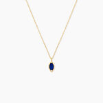 Collier Chelo Or Jaune Lapis Lazuli Oxyde De Zirconium - Colliers Femme | Histoire d&rsquo;Or