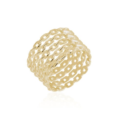 Bague Plaqué Or Jaune Atila - Bagues fantaisie Femme | Histoire d’Or
