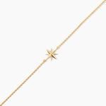 Bracelet Falling Star Argent Dor&eacute; A L'Or 750/1000 Oxyde De Zirconium - Bracelets Femme | Histoire d&rsquo;Or