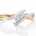 Bague Sharron Or Bicolore Diamant Blanc - Bagues avec pierre Femme | Histoire d’Or