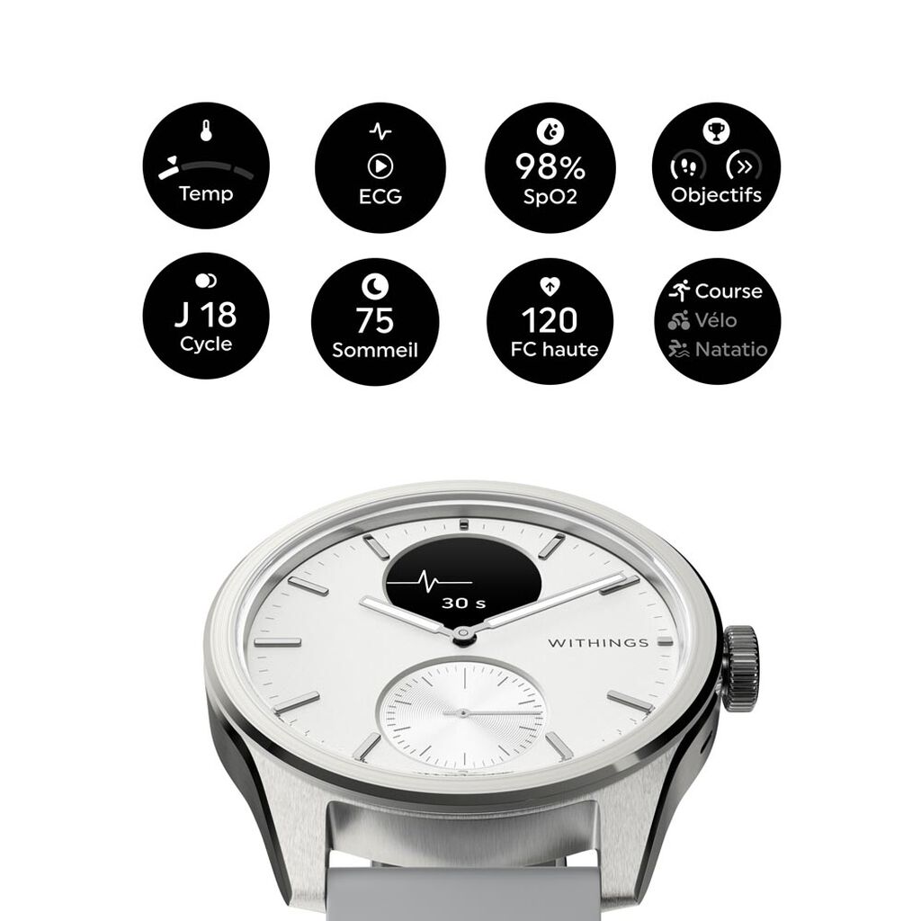 Montre Connectée Withings Scanwatch 2 - Montres connectées Famille | Histoire d’Or