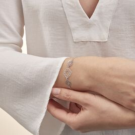 Bracelet Gardina Argent Blanc - Bracelets fantaisie Femme | Histoire d’Or