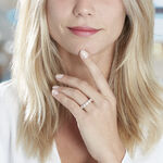 Bague Lyana Or Jaune Oxyde De Zirconium - Bagues avec pierre Femme | Histoire d&rsquo;Or