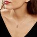 Collier Argent Bicolore Serapis Oxydes De Zirconium - Colliers Coeur Femme | Histoire d’Or
