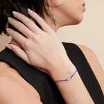 Bracelet Infini Pop Argent Blanc - Bracelets cordon Femme | Histoire d&rsquo;Or