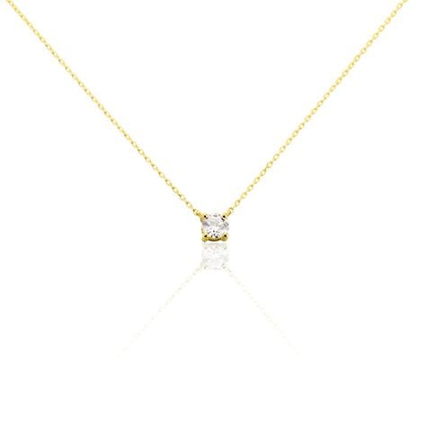 Collier Or Jaune Aphrodite Diamant - Colliers Femme | Histoire d’Or